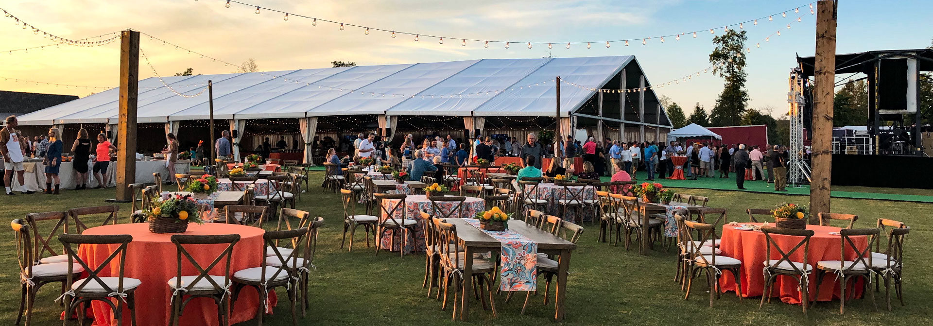 Chattanooga Tent and Event Solutions is the best choice for Chattanooga event rentals, from tents, to tables and chairs, to china, and more!