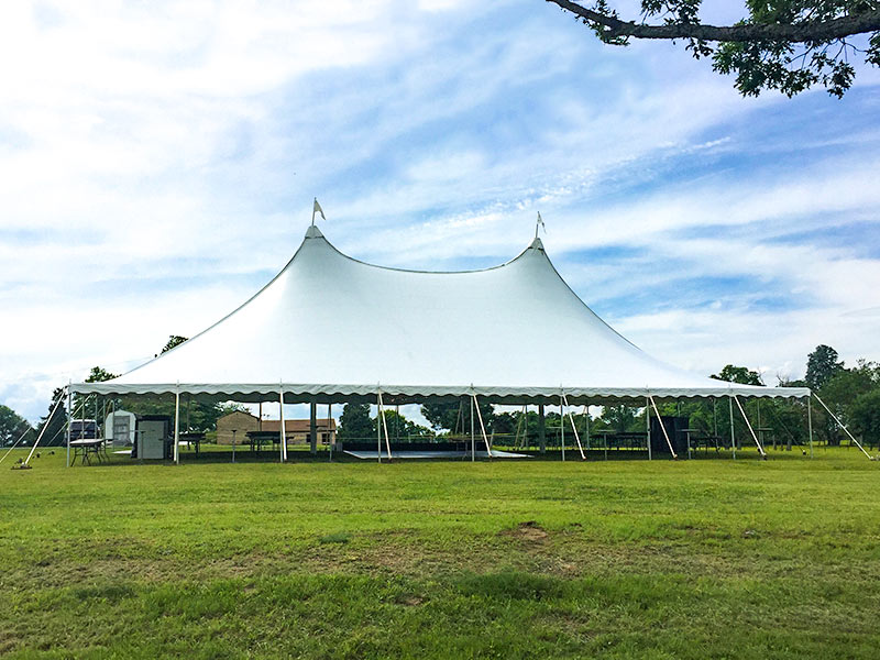 high peak tent rental from Chattanooga Tent