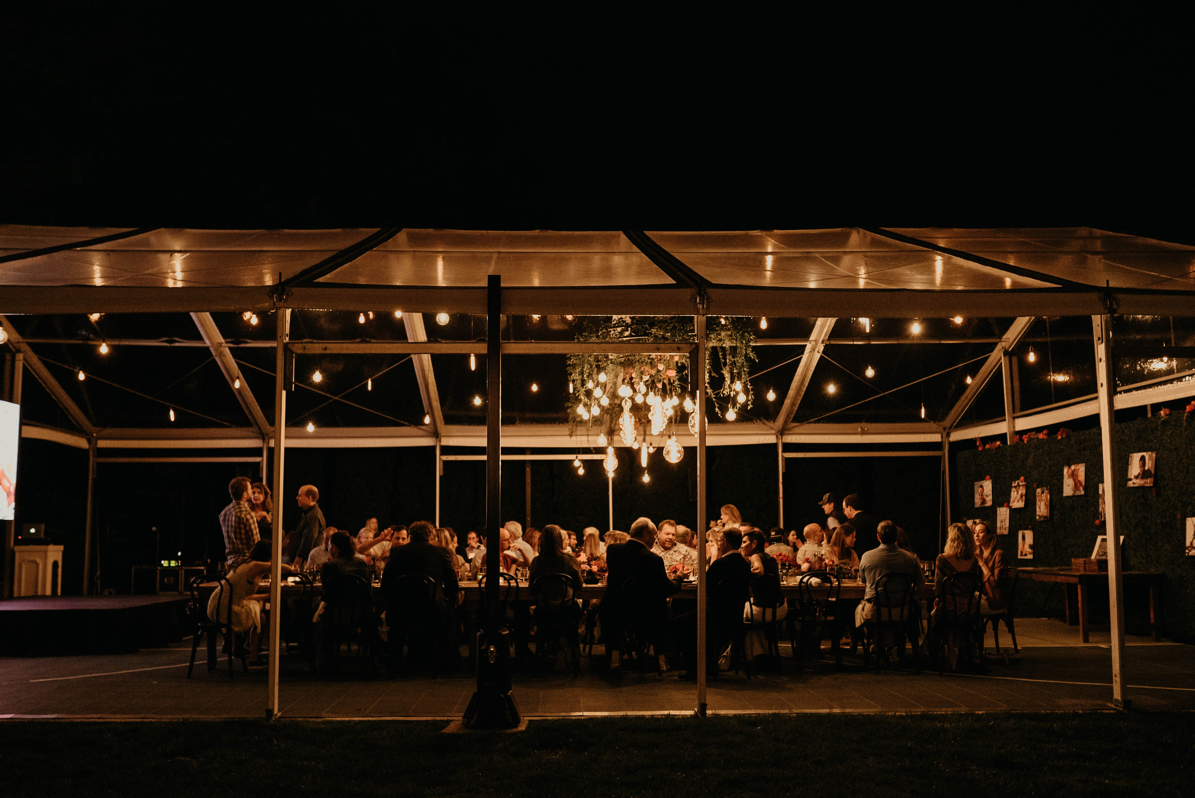 Build your own outdoor event venue with Chattanooga Tent, and host your holiday party in style.