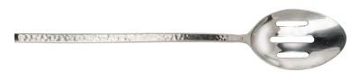 Hammered Silver Slotted Spoon